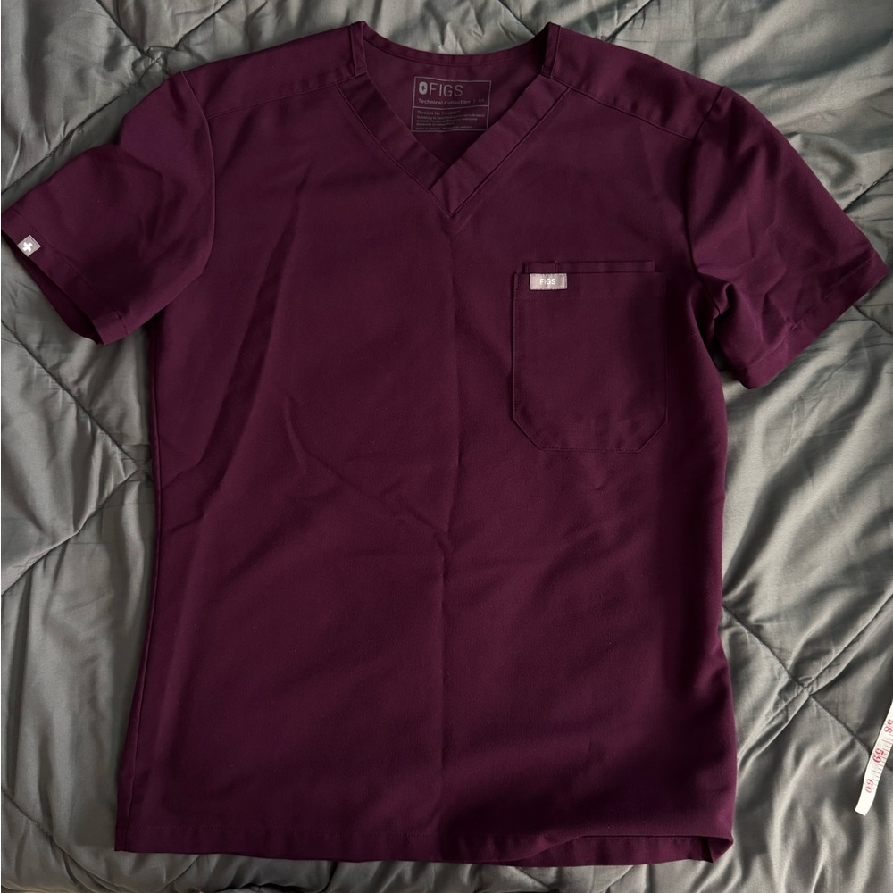 Purple FIGS scrub top